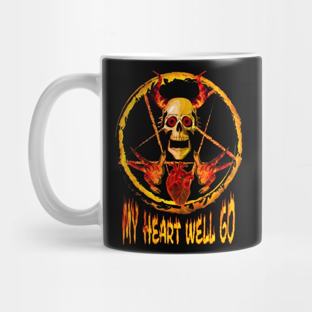 My Heart Well Go On Metal by 66designer99